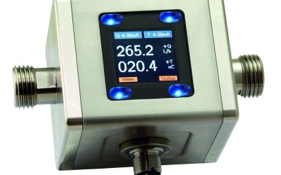 Compact magnetic inductive flowmeter