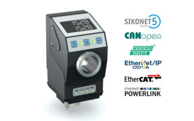 Electronic Position Indicator for Absolute Spindle Adjustments with Integrated Industrial Ethernet Interface