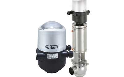 Control Head for Automation of Hygienic Process Valves