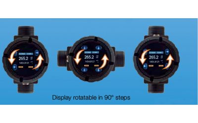 Magnetic-Inductive Flow Meter with Effective Compact Electronics and IO-Link