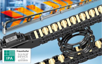 Cutting-Edge Plastic Echain Protects Cables in Cleanrooms